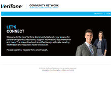 Tablet Screenshot of community.verifone.com